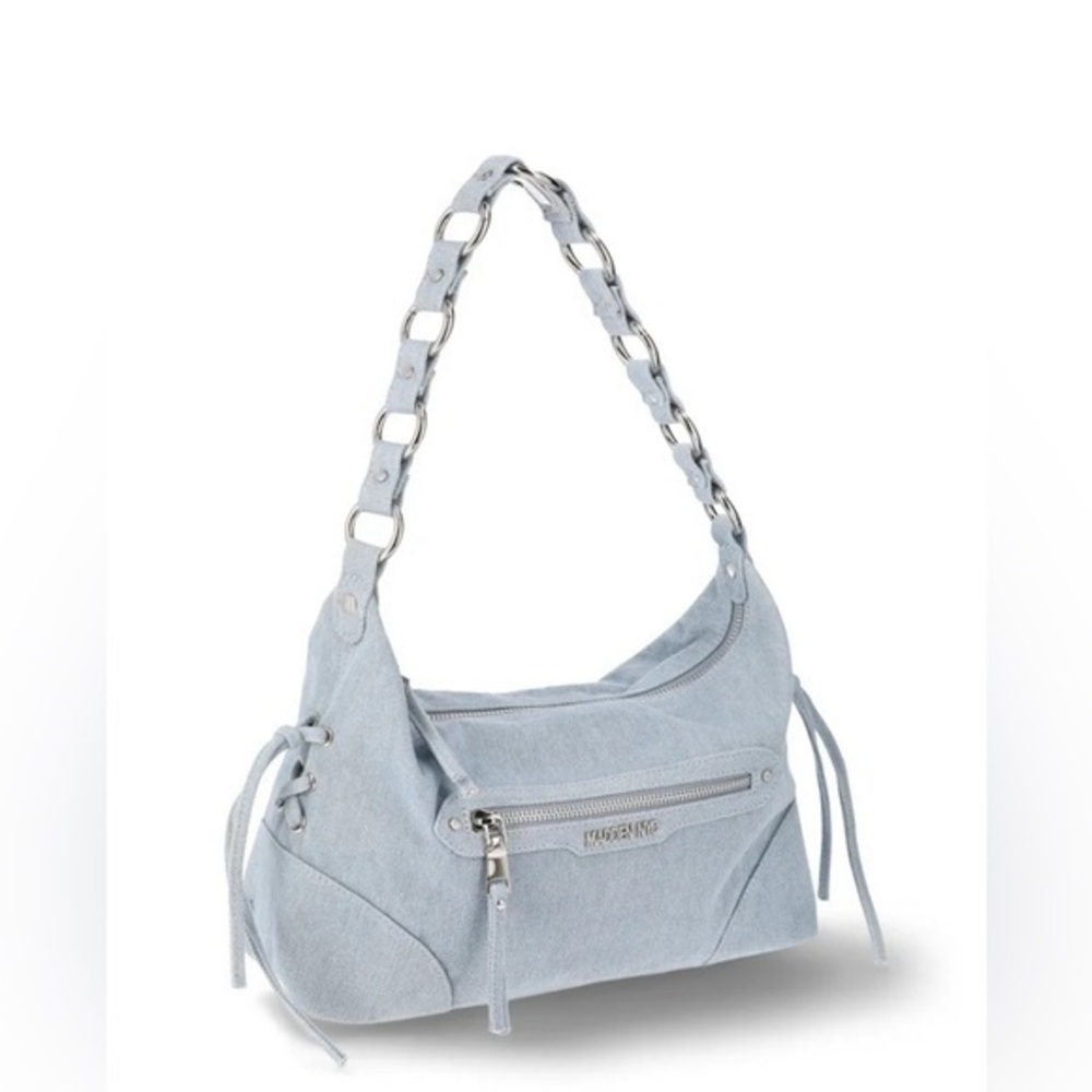 NYC Bag,NYC Shoulder Bag,NYC Ligth Blue Denim Bag.